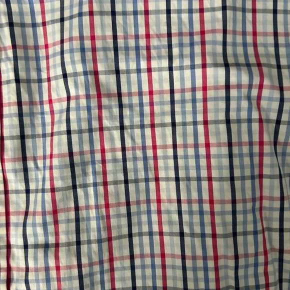 Men’s Falconnable Red, White, And Blue Plaid Shirt Size XL - Picture 2 of 4